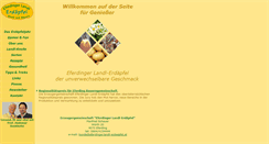 Desktop Screenshot of landl-erdaepfel.at